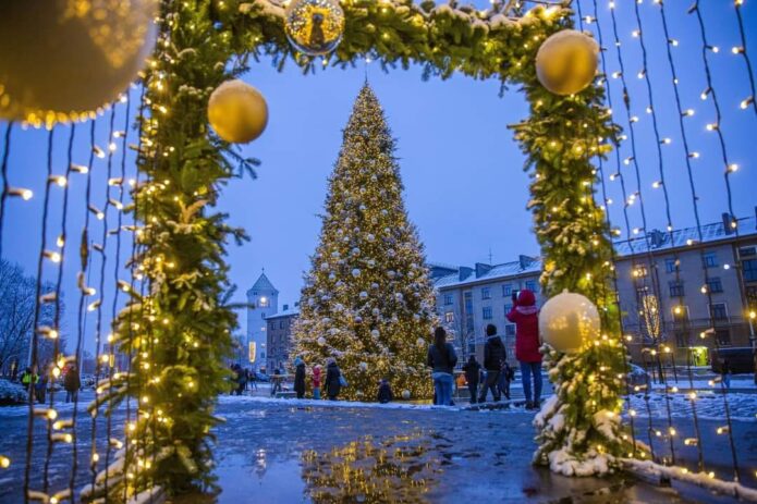 Naktinis Kalėdų eglučių turas Latvijoje (nuo Jelgavos iki Rygos)!